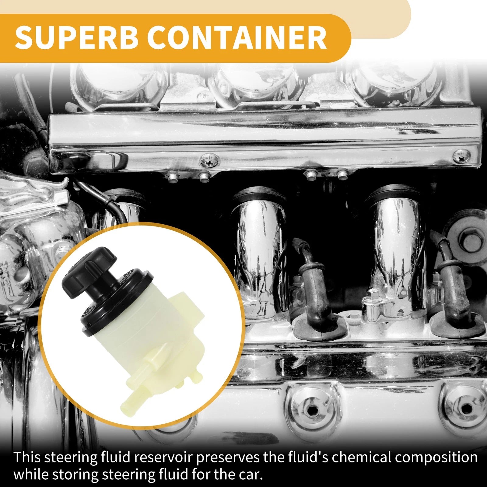 Power Steering Reservoir No. 5717638000 for Hyundai Sonata (1999–2005)