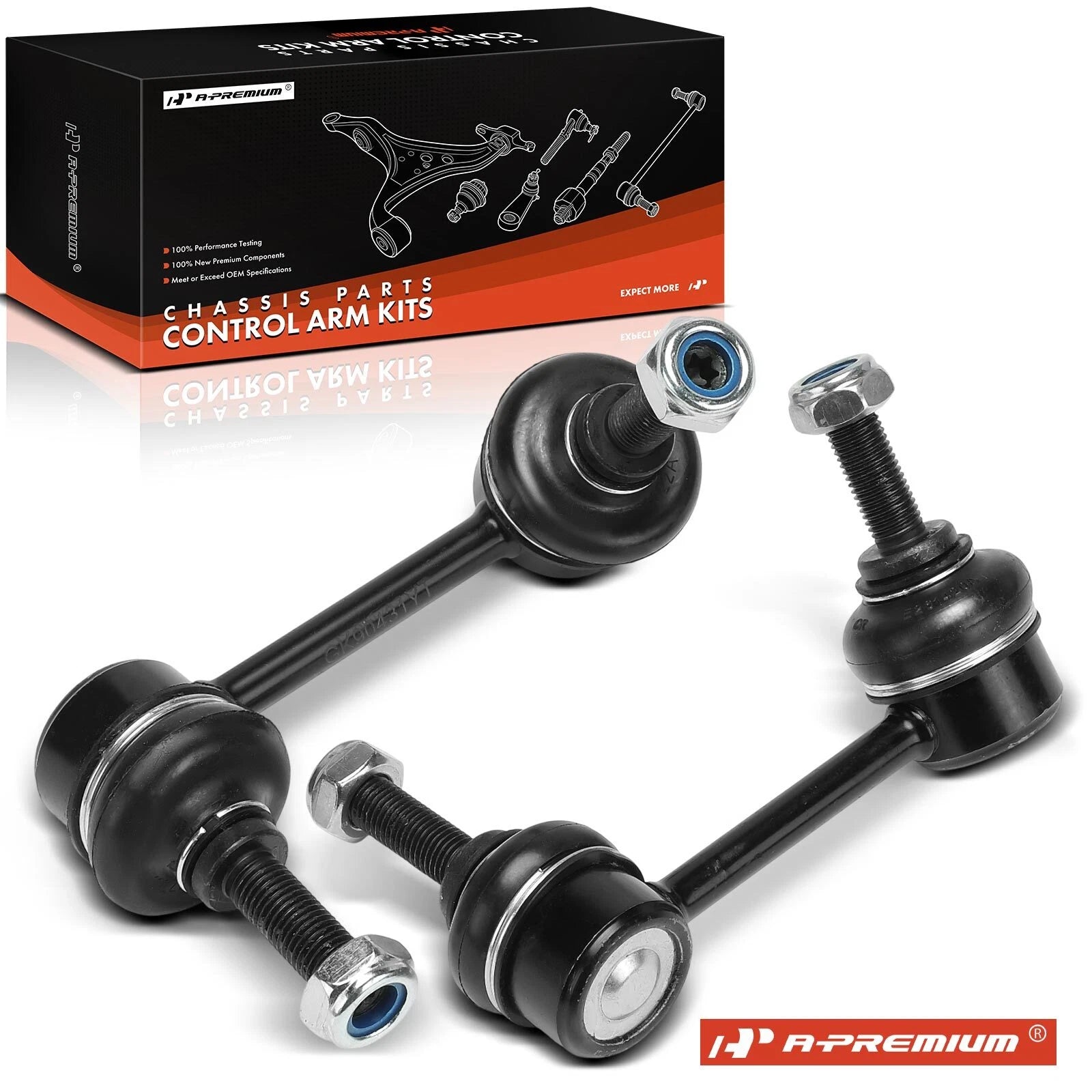 2X Front Stabilizer Bar Link Kit for Nissan Maxima (2000–2003)