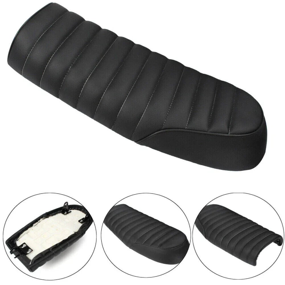Flat Seat Hump Saddle for Yamaha Honda Cafe Racer Motorcycle