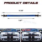 Drift Style Bumper Splitter Diffuser Rod Strut Bar for GMC Sierra Yukon (2019-2024)