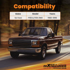 3" Lowering Springs + 5" Drop Axle Flip Kit for Ford F100 F150 2WD (1980–1996)