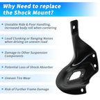 Rear Left Upper Shock Mount Bracket for Chevrolet K1500 K2500 K3500 (1994–2000)