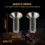 Front Brake Clutch Master Cylinder Screws for KTM SX/SXF/XC/XC-F (2004–2020)