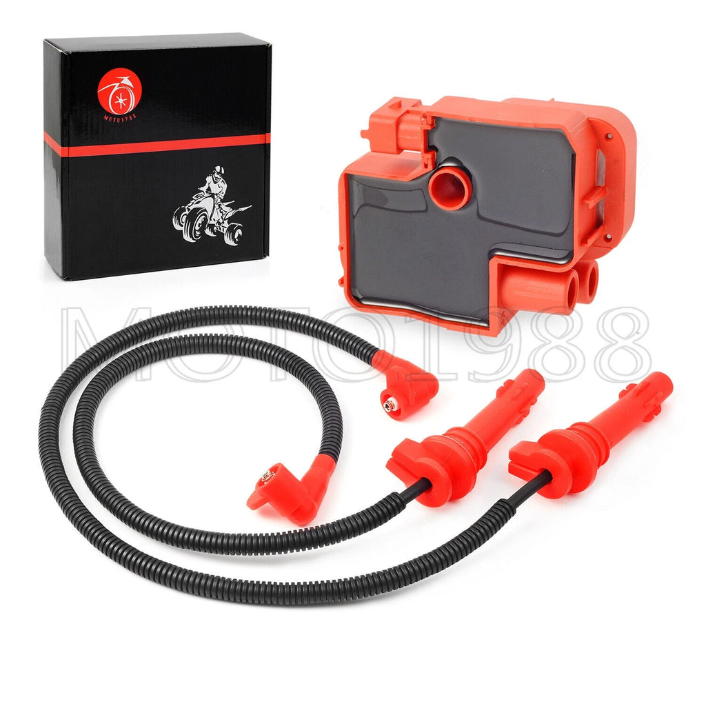 Ignition Coil & Spark Plug Wire Cap for Polaris General 4 1000 (2017–2022)