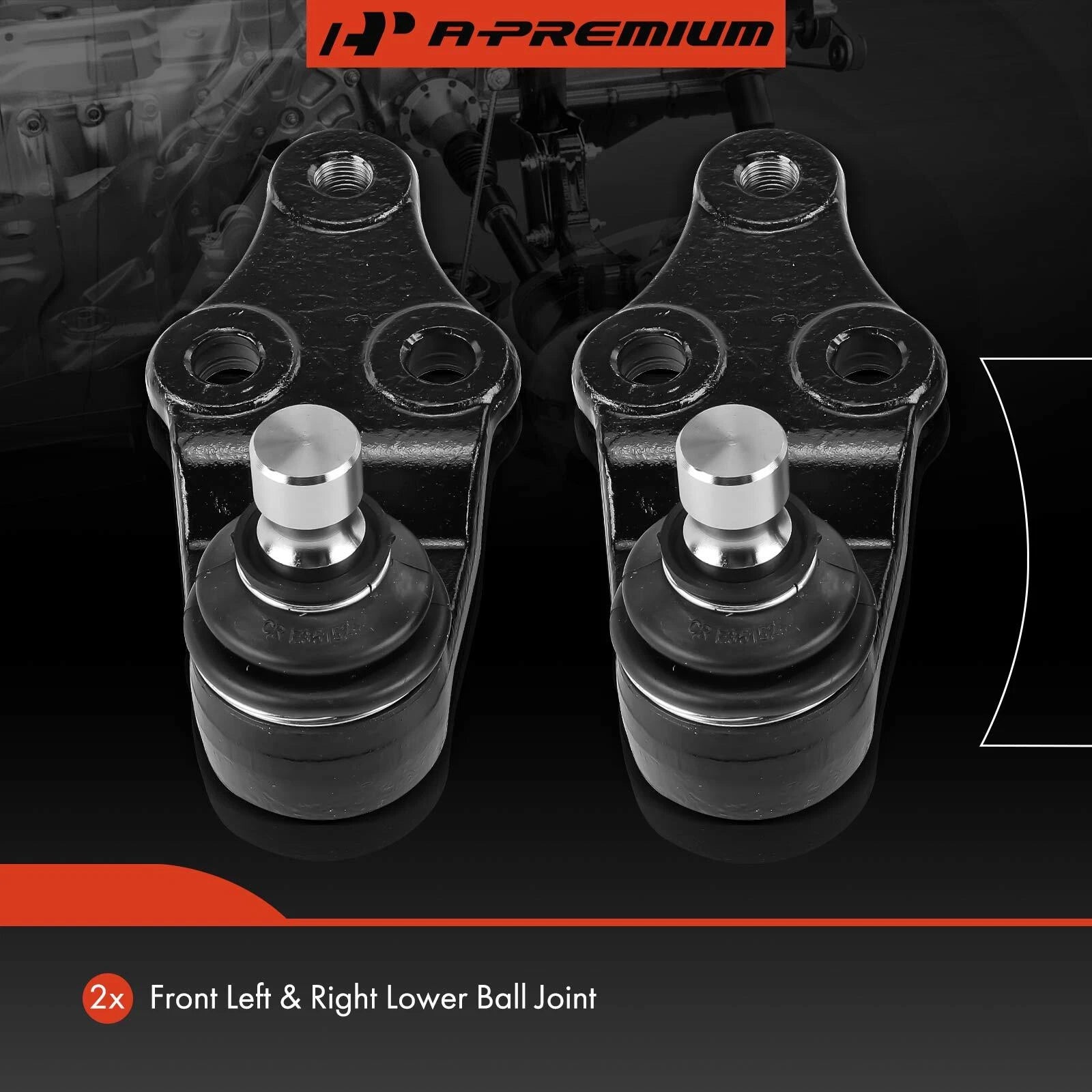 2X Front Lower Ball Joint for Kia Soul (2014–2019) Soul EV (2015–2019)