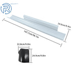 Set of 4 Rocker Panels with Cab Corners for Silverado GMC (2007-2013)