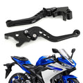 Brake Clutch Levers for Yamaha YZF R3 R25 MT25 (2015–2017) Black
