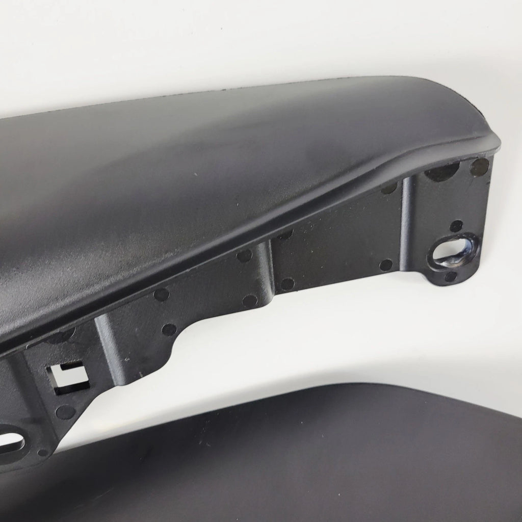 Set of 2 Matte Black Mid Frame Wind Deflectors for Harley-Davidson Touring (2009–2023)