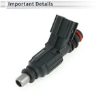 Fuel Injector No. 23209-0D020 for Toyota Corolla (2001–2008) 1 Pc Deep Gray