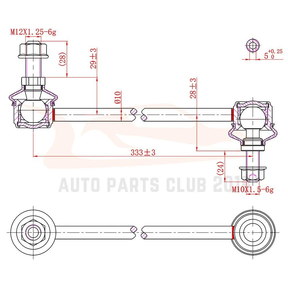 10pcs Front Ball Joints Control Arm Tie Rod End for Volvo S60 V70 (2001–2007)