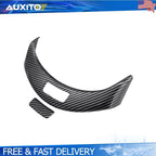 Carbon Fiber Console Armrest Button Trim for Benz C-Class (2015–2020)