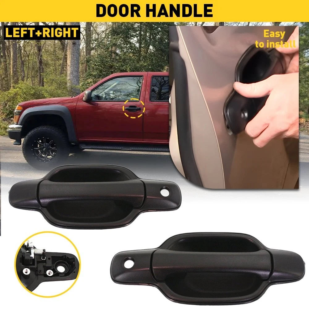 Door Panel Handle for GMC Canyon (2004–2012) LHRH Black