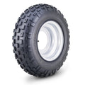 WANDA 21x7x10 ATV Tire Wheel for ATV (4/156mm PCD, 2+3 Offset, Silver)