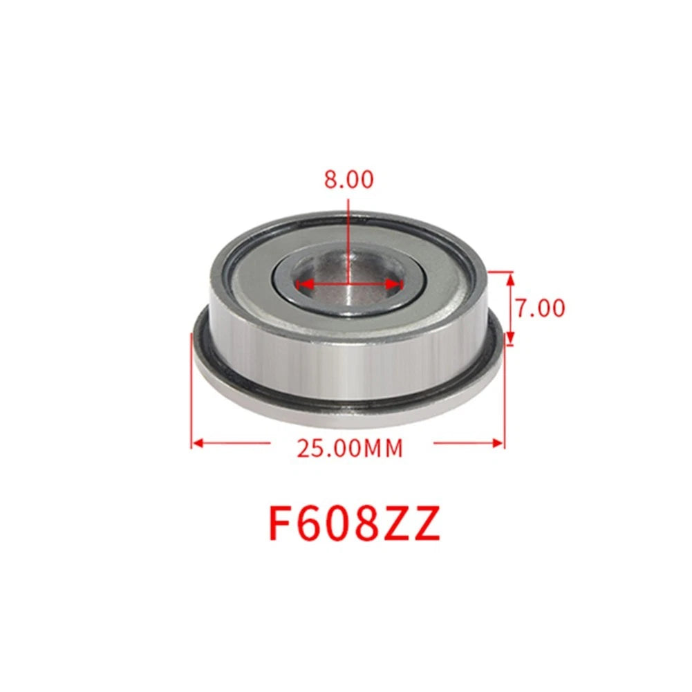 F608ZZ Bearing for 8mm x 25mm x 7mm Metal Shield