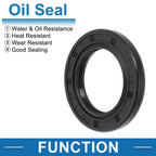 Set of 5 Oil Seal Rotary Shaft Seal Nitrile Rubber 25x40x5mm