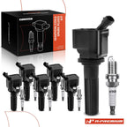 Set of 6 Ignition Coils & Iridium Spark Plugs for GMC Envoy (2006–2009)