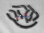 Aluminum Radiator + Fans + Black Hose Kit for Toyota MR2 SW20 (1990-1997)
