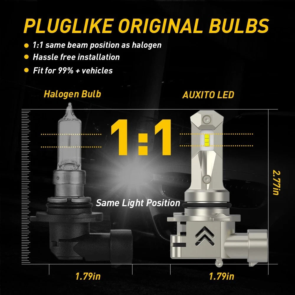 6X H11 9005 9006 LED Headlight Bulb Combo for