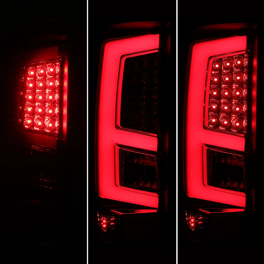 LED Tube Tail Lights for GMC Sierra 1500 2500HD 3500HD (2014–2018)