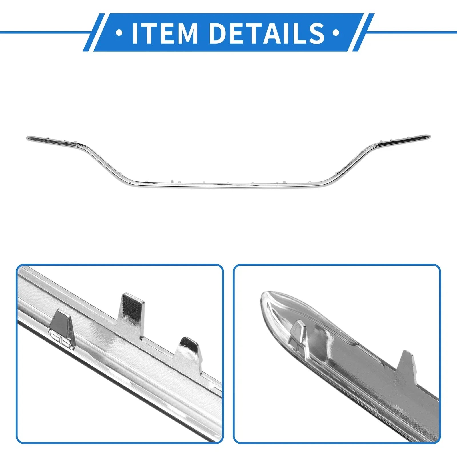 Rear Lower Center Bumper Grille Trim for Mercedes-Benz W205 (2019-2021)