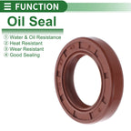 Set of 5 Oil Seal Rotary Shaft Seal FKM Rubber 27x43x8mm
