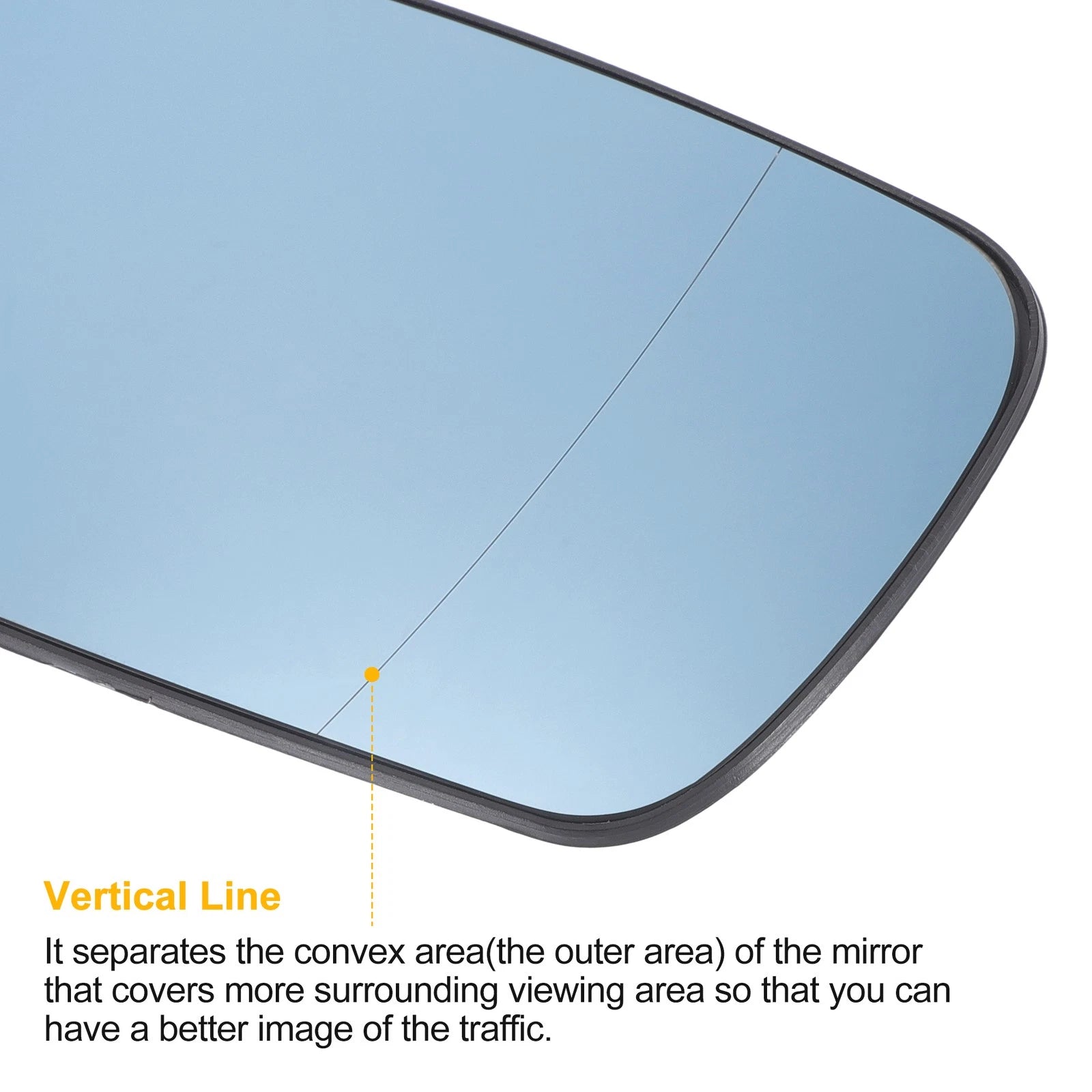 Right Side Heated Blue Glass Mirror for BMW 3 Series E46 (1998–2006)