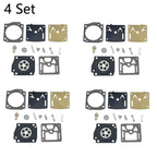 Set of 4 Carburetor Repair Kits for Dolmar PS630 PS6400 PS7300 PS7900 RB-201