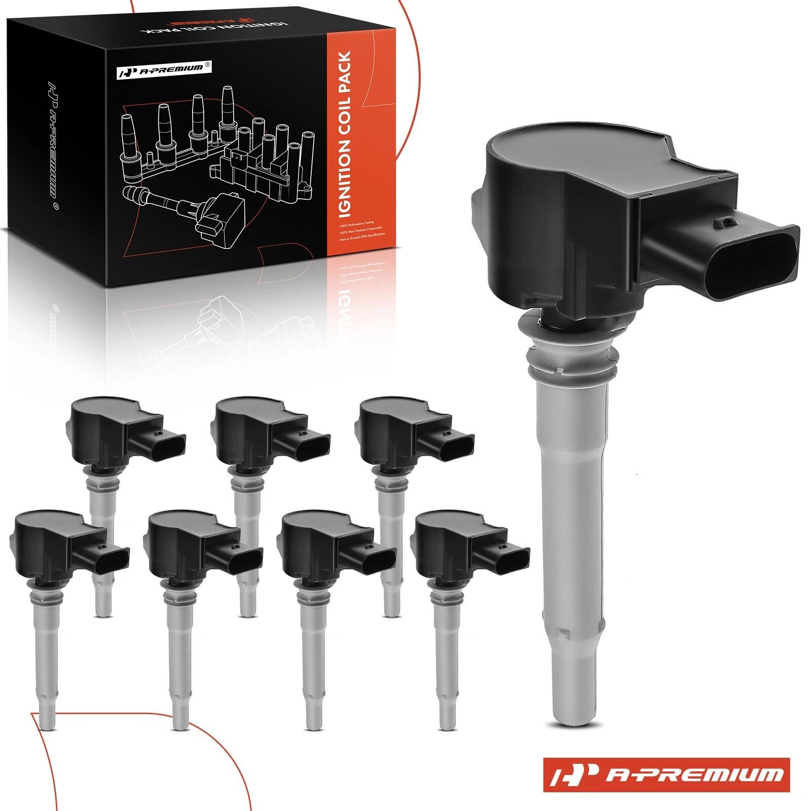 8x Ignition Coil for Mercedes-Benz C63 AMG (2008–2015)