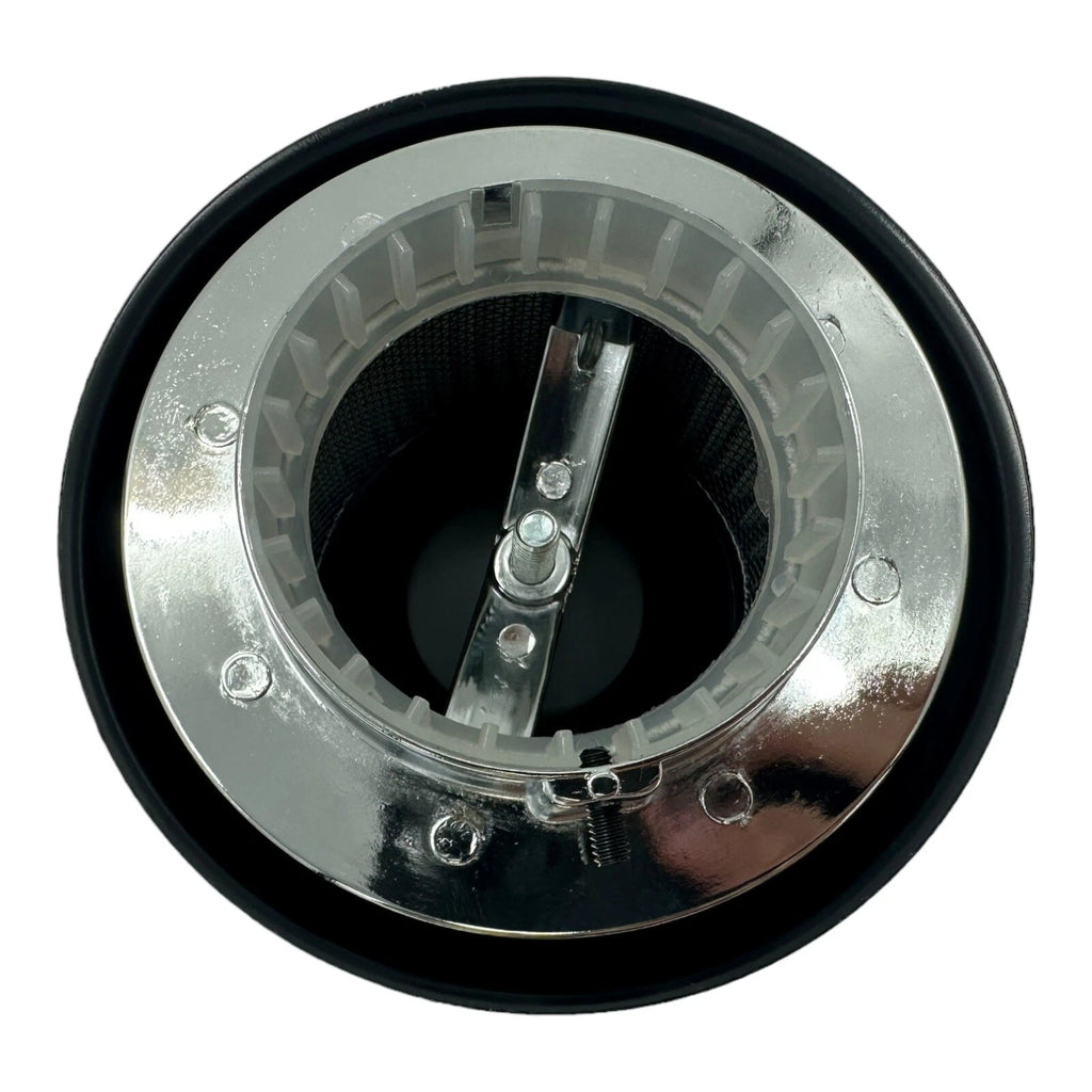 Air Cleaner Assembly Short Louvered Black for 1 and 2 Barrel Carb (2–5/16) (2–5/16)