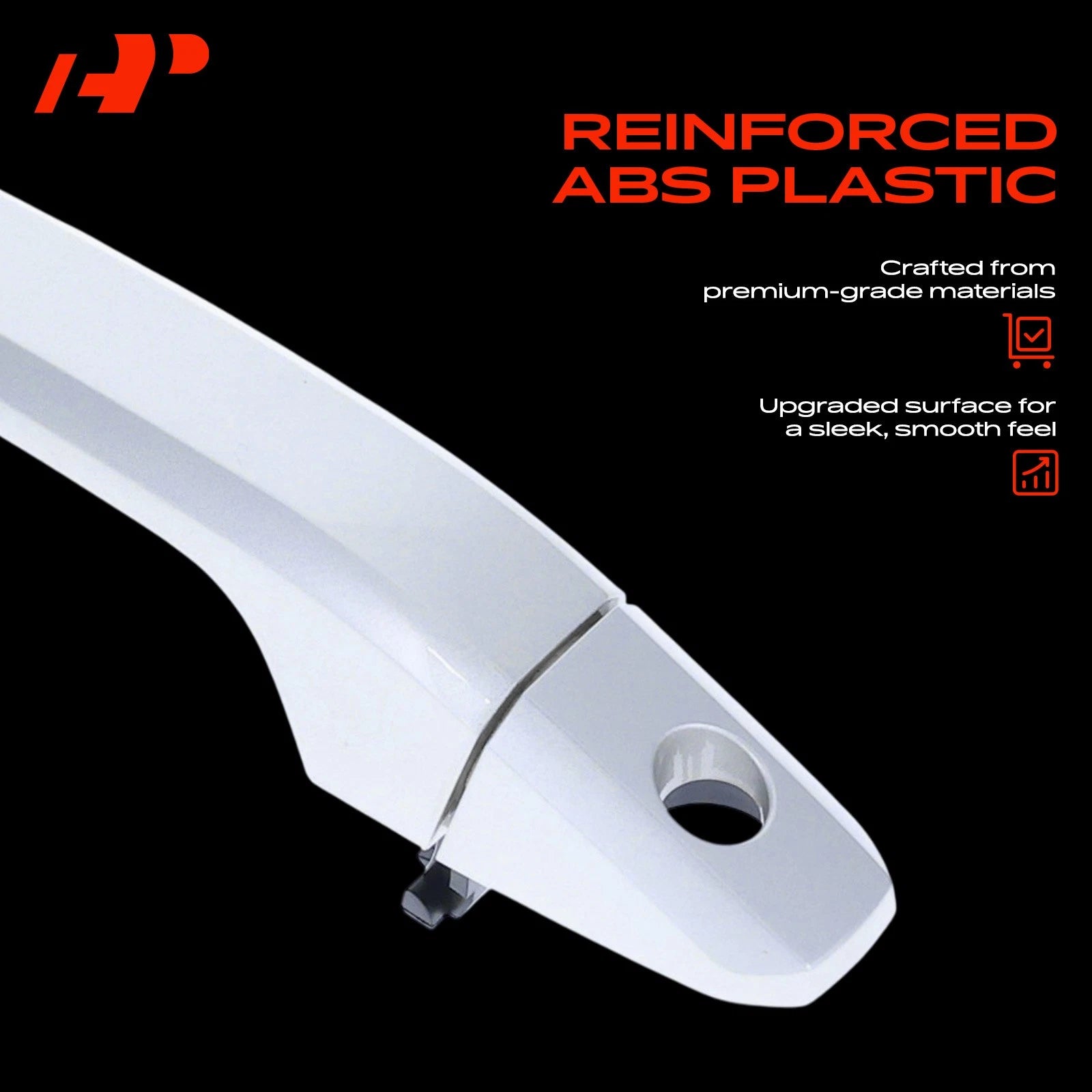 Front Driver Door Handle for Silverado (2014â2019) Silver Birch