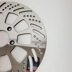 Polished Front Left Rotor 11.5" for Harley Softail Dyna Sportster
