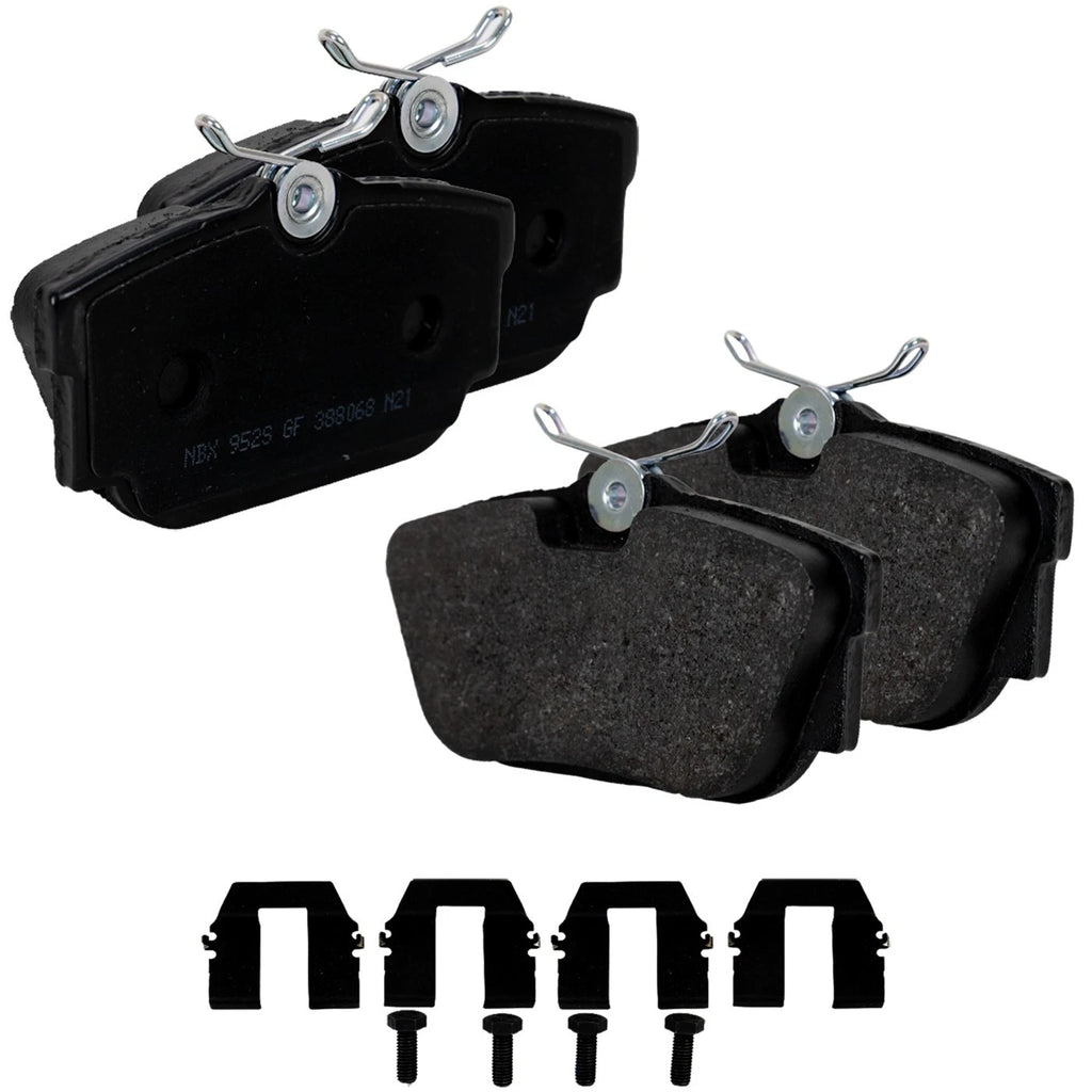 Rear Brake Pad Set for Volkswagen EuroVan (1999–2003)