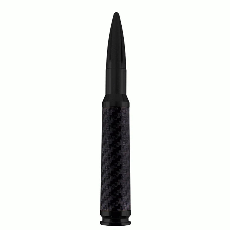 Billet Bullet Radio Antenna 5.5 in Black Carbon Fiber for 2015–2022 Jeep