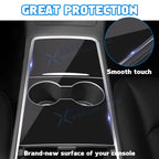Center Console Wrap Cover Sticker for Tesla Model 3/Y (2021-2024)