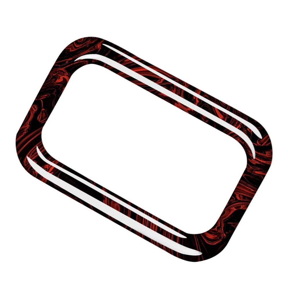 Trunk Switch Button Cover Trim for Benz C W205 (2015–2020) GLC X253 (2016–2020) Fire Red