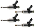 Set of 4 Fuel Injectors for Audi A3 A4 A5 A6 Quattro VW Beetle CC Eos (2006–2016)