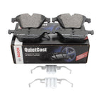 Set of 4 Bosch QuietCast Front Semi-Metallic Brake Pads for BMW E84 E90 E91 E92