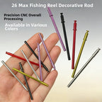 Lightweight Aluminum Twists Sleeve Rod for Abu MAX B6P6 (2016–2023)