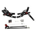 Adjustable Rearset for Honda CBR1000RR (2004–2007), CBR600RR (2003–2006) Black
