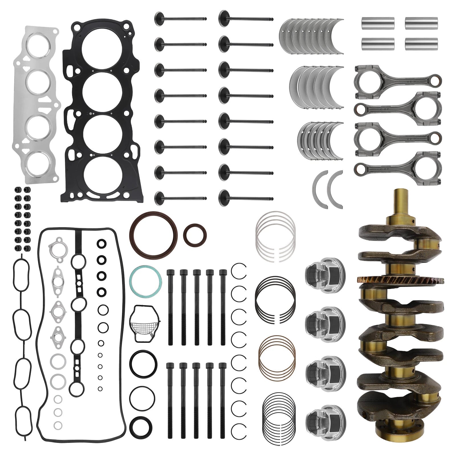 Overhaul Engine Rebuild Kit for Toyota 2AZ-FE (2001–2010)