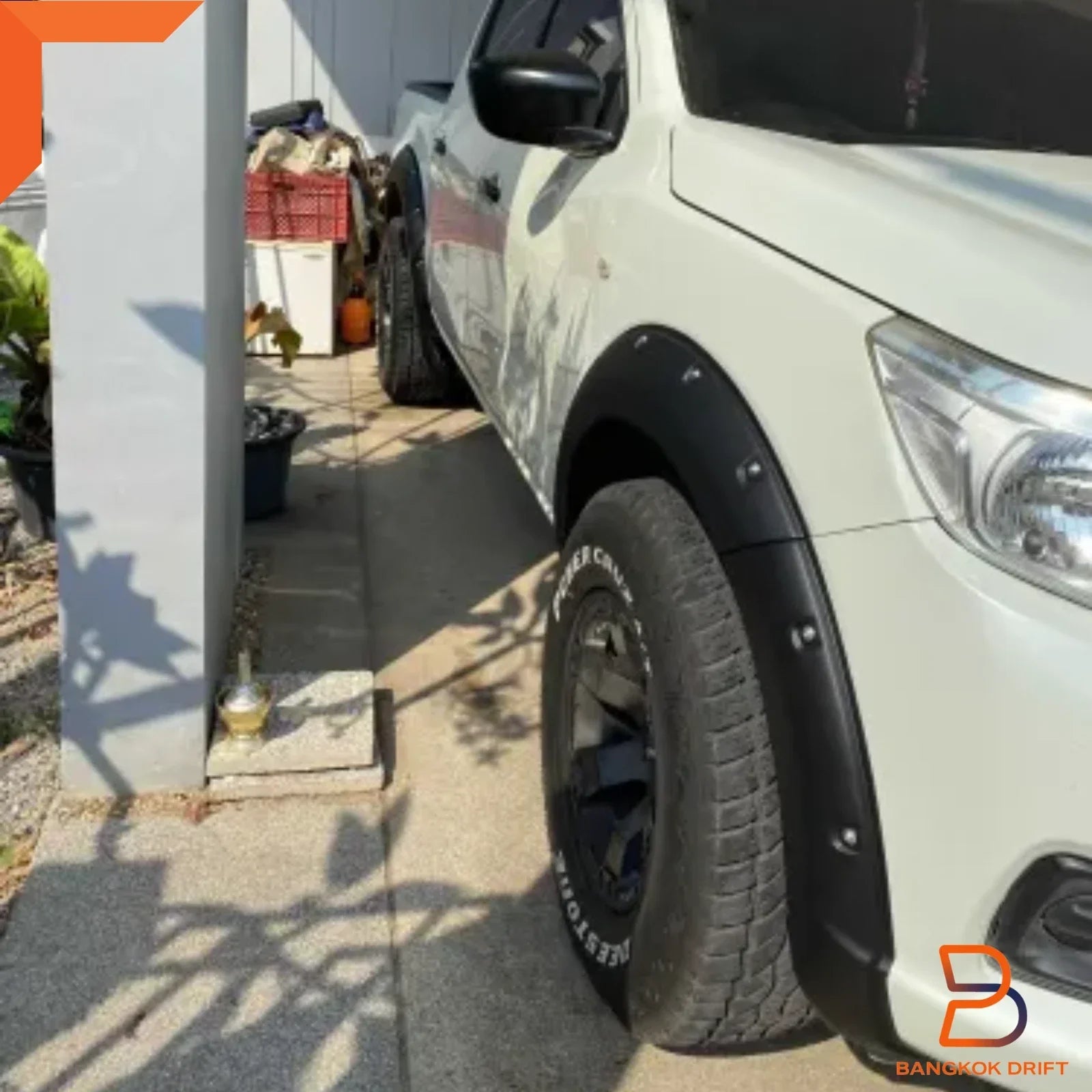 Matte Black Fender Flare Arch for Nissan NP300 Navara D23 (2015-2019)