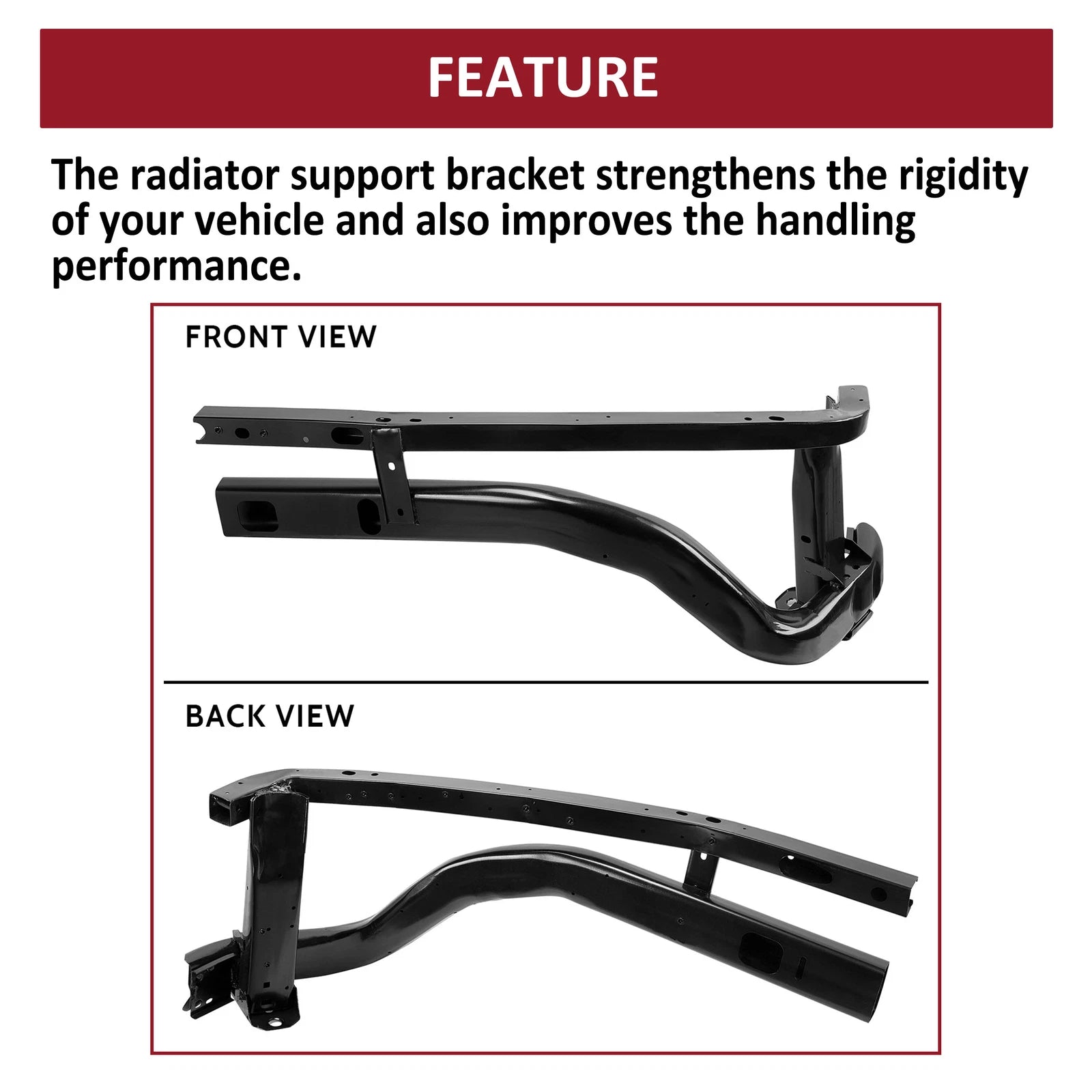 Radiator Support Rail for Ram 1500 (2011–2018) Right Side