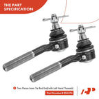 10x Front Ball Joint Tie Rod End for Nissan D21 (1994)