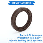 1 Pc Front Crankshaft Oil Seal for Mazda MX-6, Protege (No.FS05-10-602A)