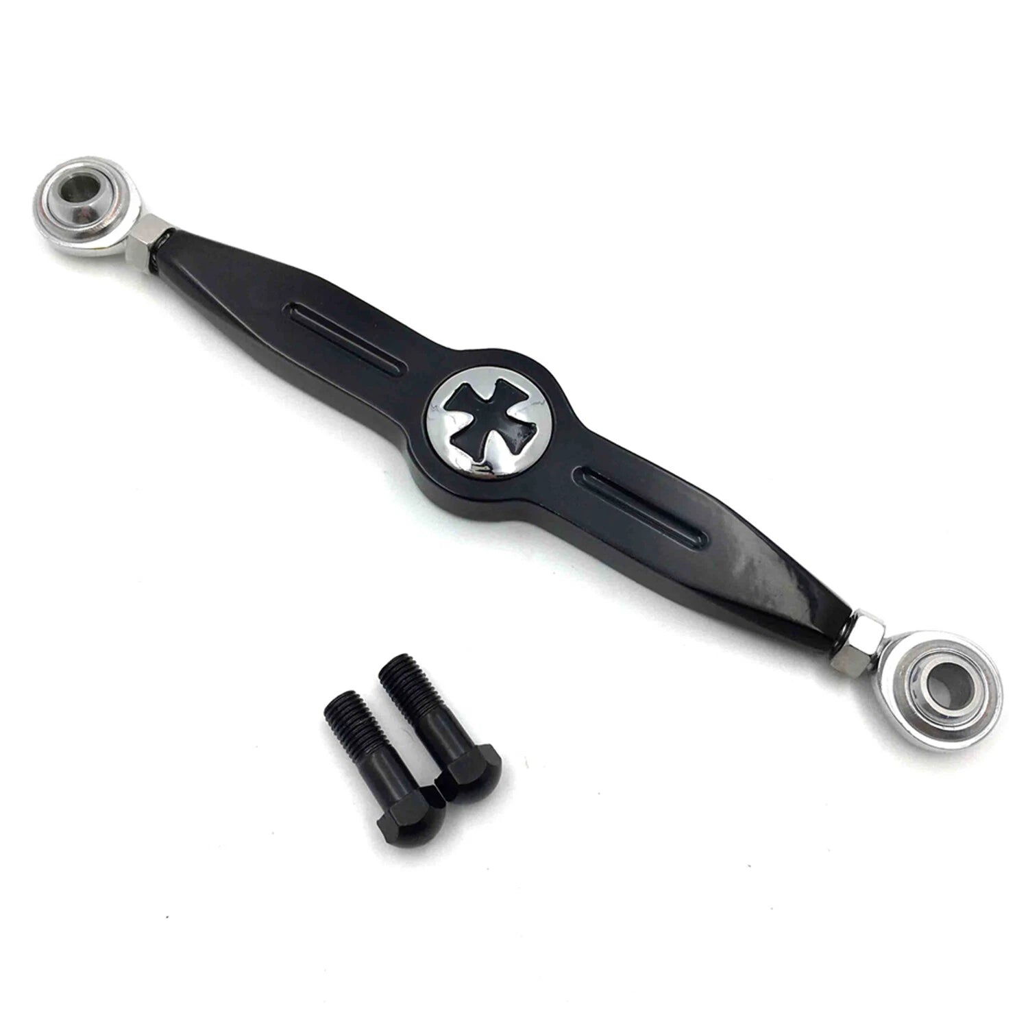 Black Chrome Maltese Cross Gear Shift Linkage for Harley XL Sportster (2004–2017)