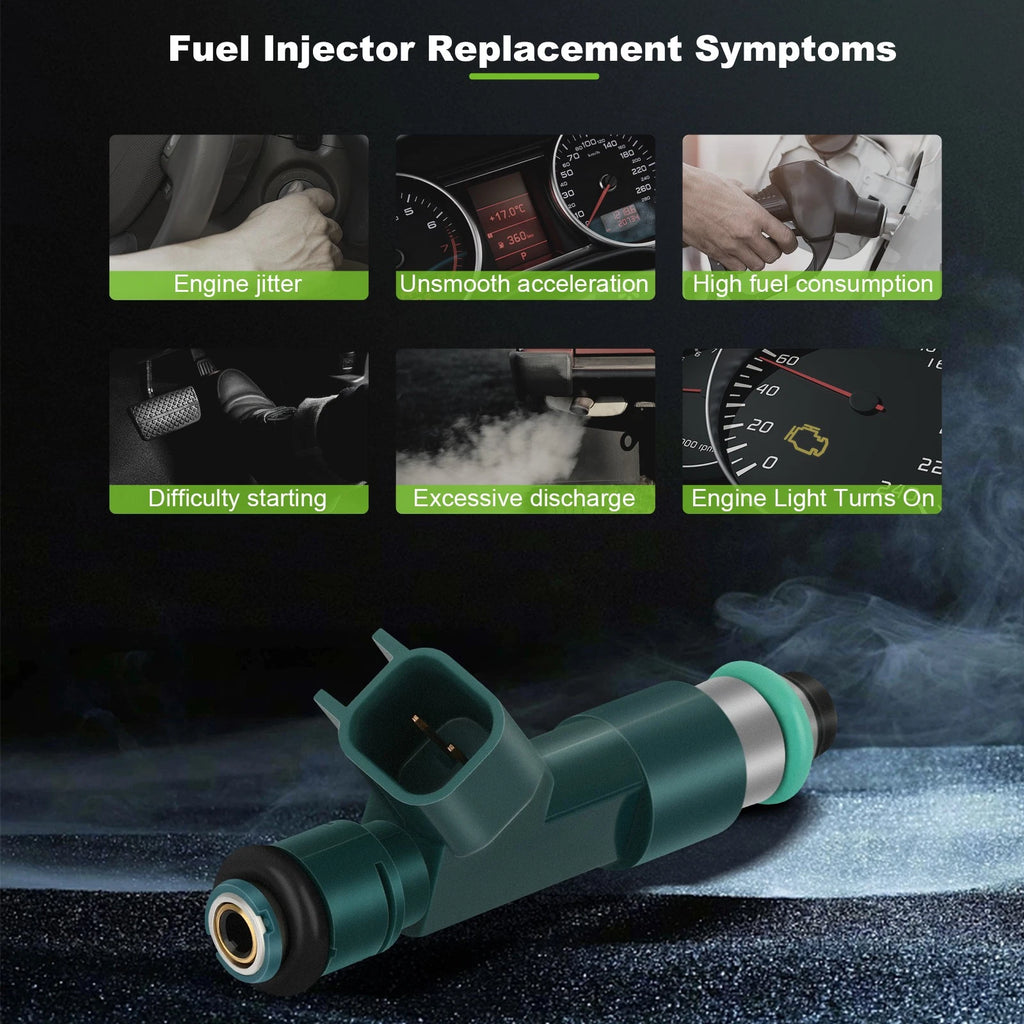 4x Fuel Injectors for Chevrolet Malibu, Cobalt, HHR, Pontiac G5, G6, Saturn Vue (2.4L)
