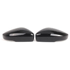 Set of 2 Rear Mirror Cover Caps for VW Polo MK5 (2009–2017) Gloss Black