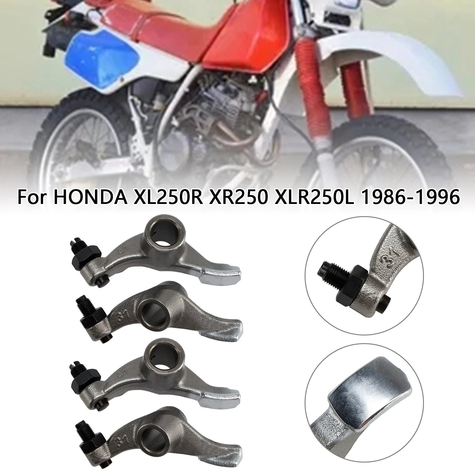 Camshaft Rocker Arm for Honda XL250R XR250 XLR250L (1986–1996) 14431 14441