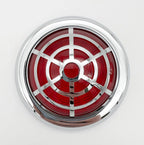 Round Flush Fit LED Tail Lights with Web Style for 1950 Pontiac Spider