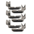 Set of 2 Right & Left Piping Zipper Feet for High Shank Sewing Machines